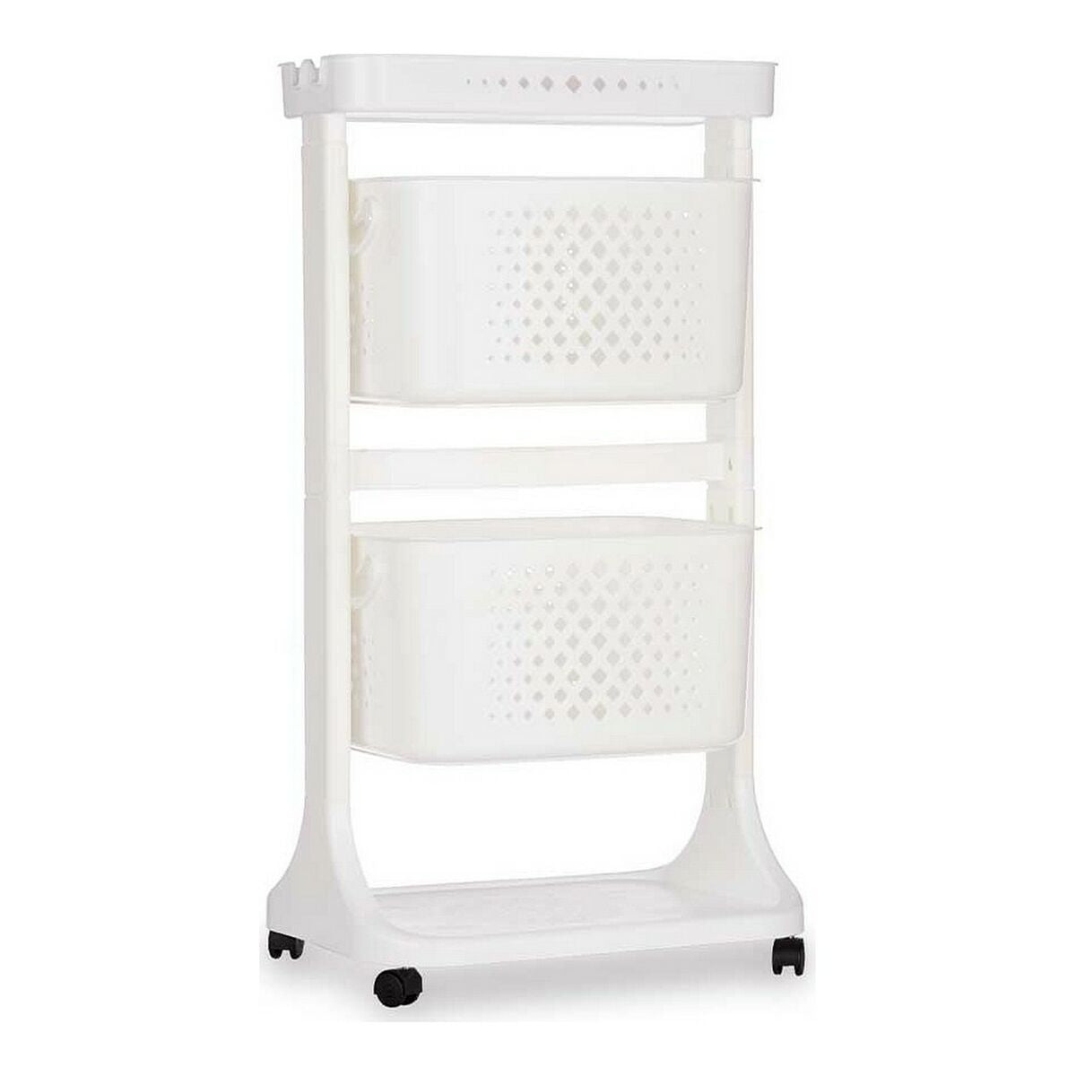 Carrinho de Vegetais Kinvara TP-747-1 Branco Polipropileno Plástico 33 x 83,5 x 42 cm