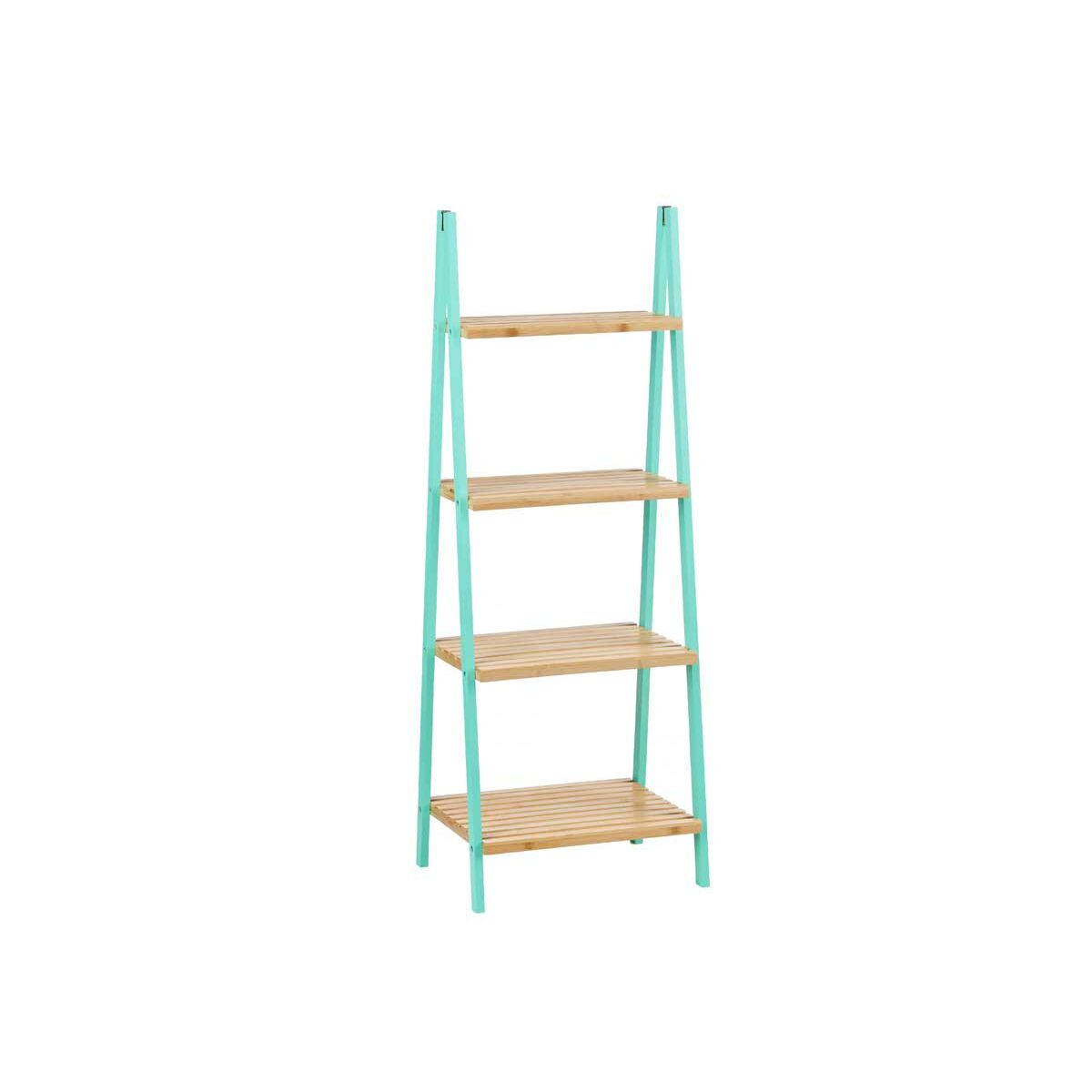 Prateleira de Casa de Banho Berilo WR5504-4-427 Natural Menta 40 x 109,3 x 30 cm