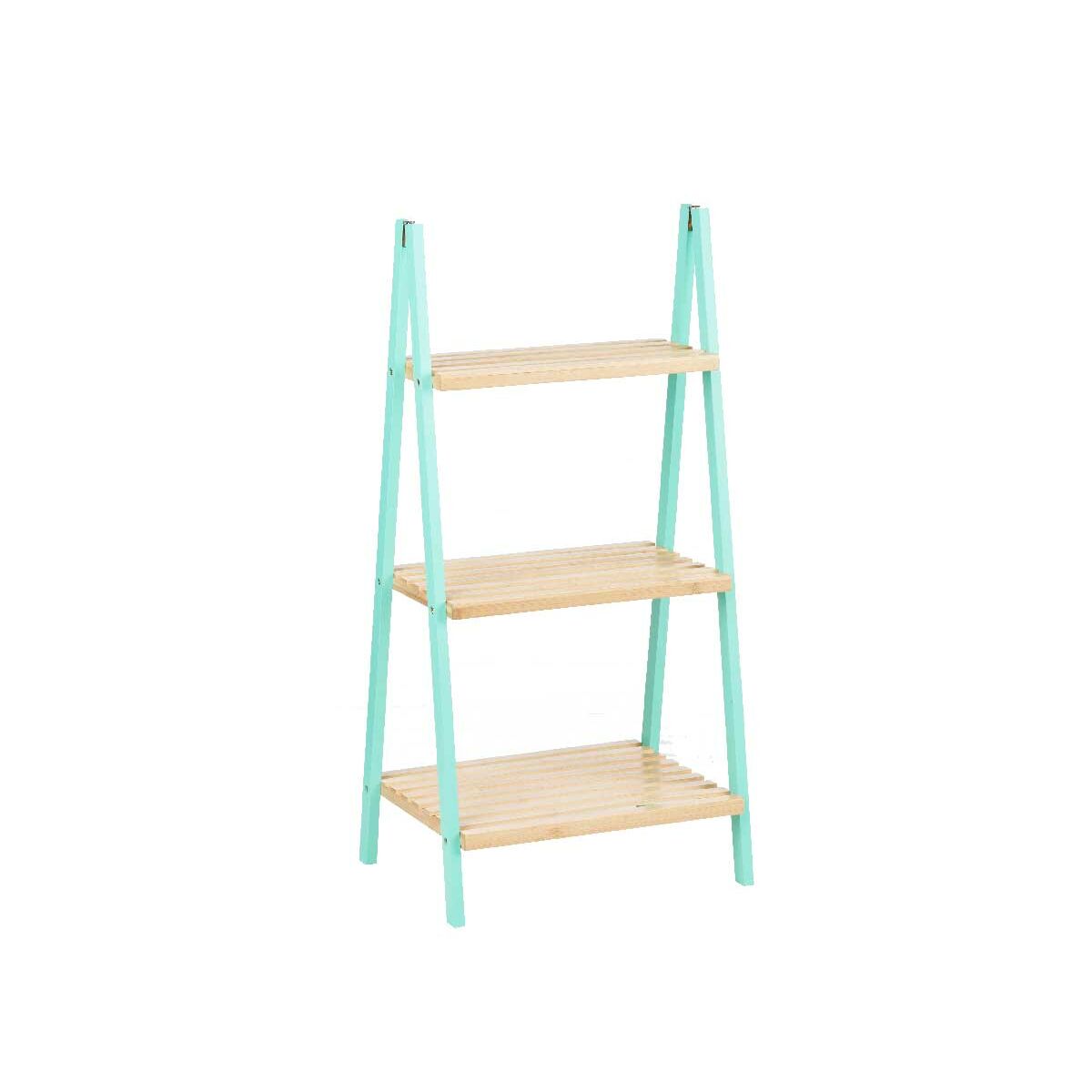 Prateleira de Casa de Banho Berilo WR5504-3-432 Natural Menta 40,3 x 81,5 x 30 cm
