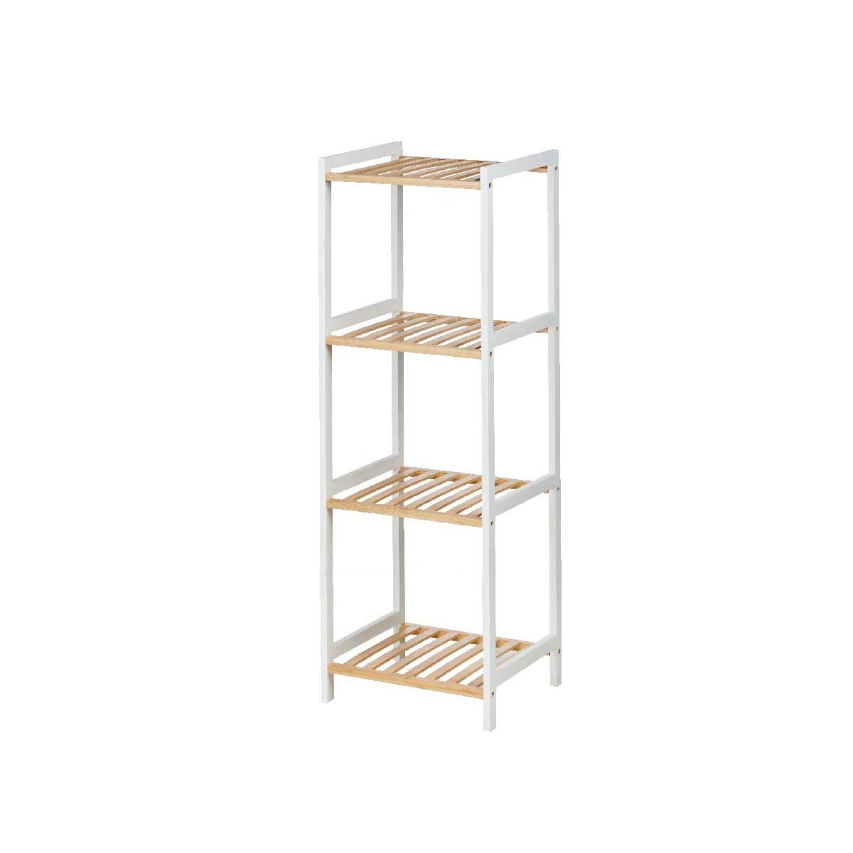 Prateleira de Casa de Banho Berilo WR5503-4-460 Branco Natural 35 x 30 x 100 cm