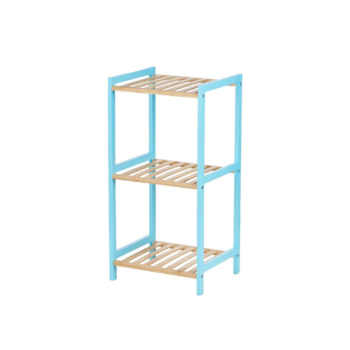 Prateleira de Casa de Banho Berilo WR5503-3-467 Azul Natural 35 x 30 x 70 cm