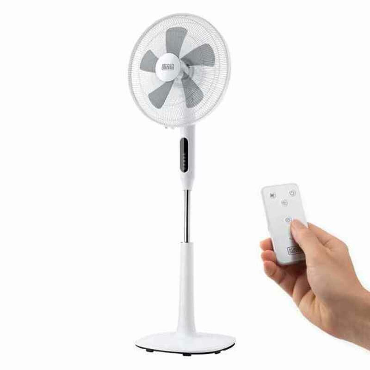 Ventilador de Pé Black & Decker ES9440170B Branco 50 W 135 cm