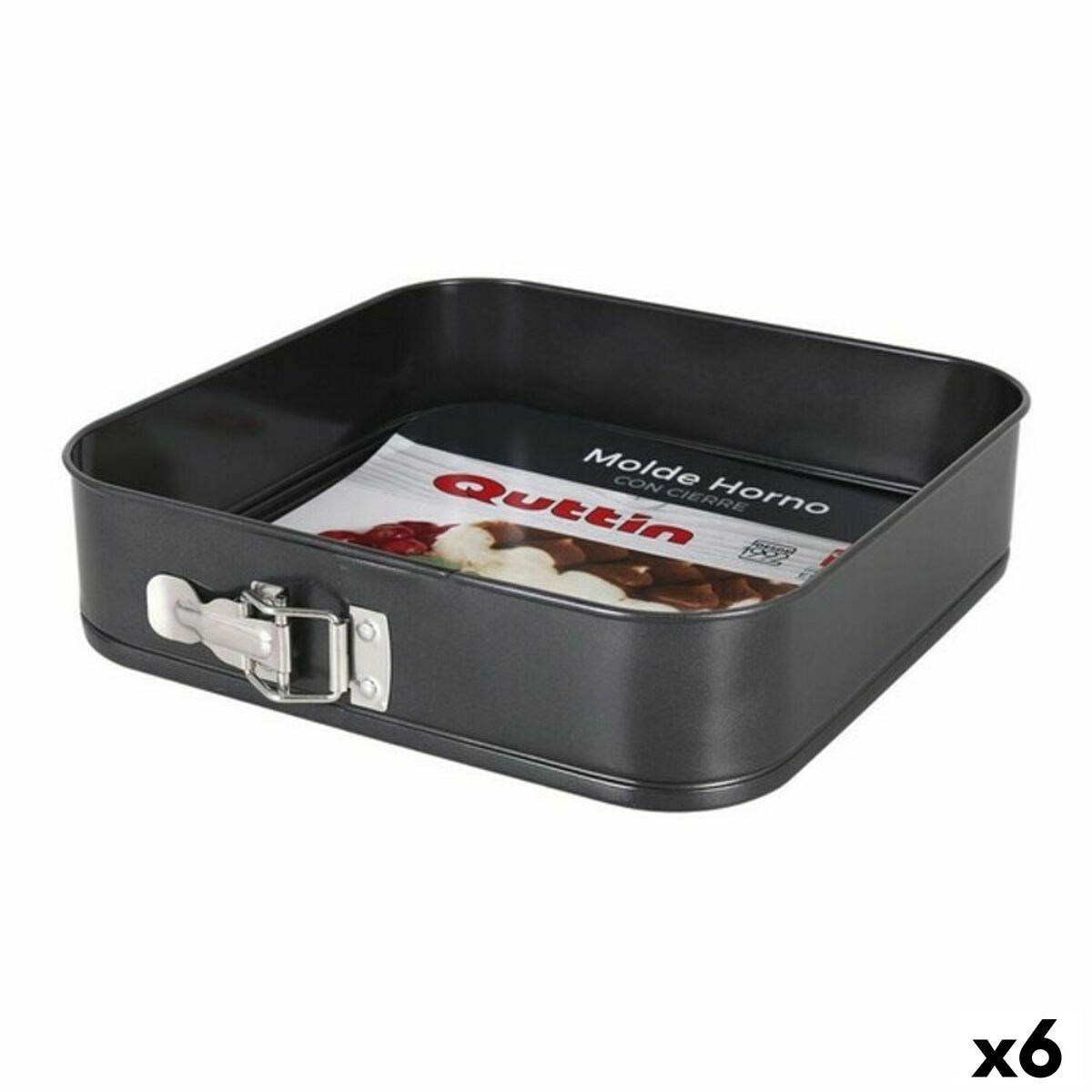 Molde Desmontável Quttin 52277 Aço de carbono (6 Unidades)