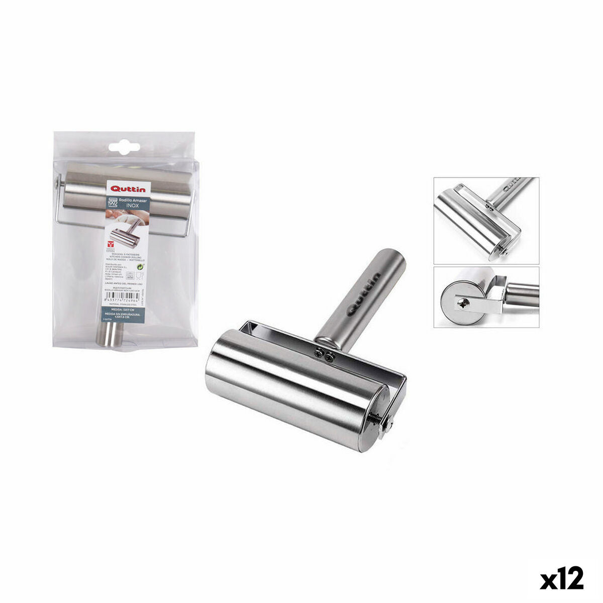 Rolo da Massa Quttin 158726 4,6 x 11,8 cm (12 Unidades)