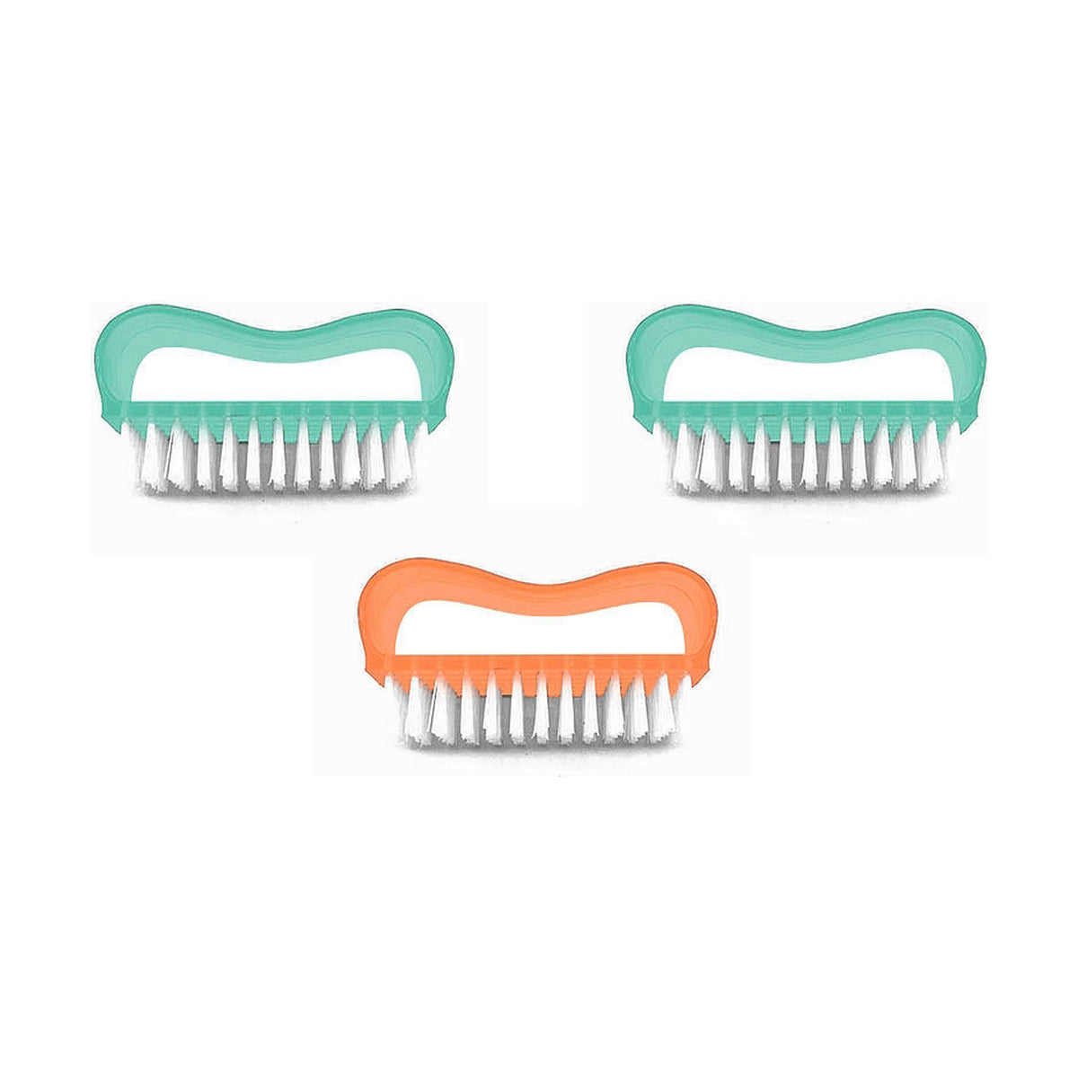 Conjunto de escovas Plástico 8 cm (3 Peças) (3 Unidades)