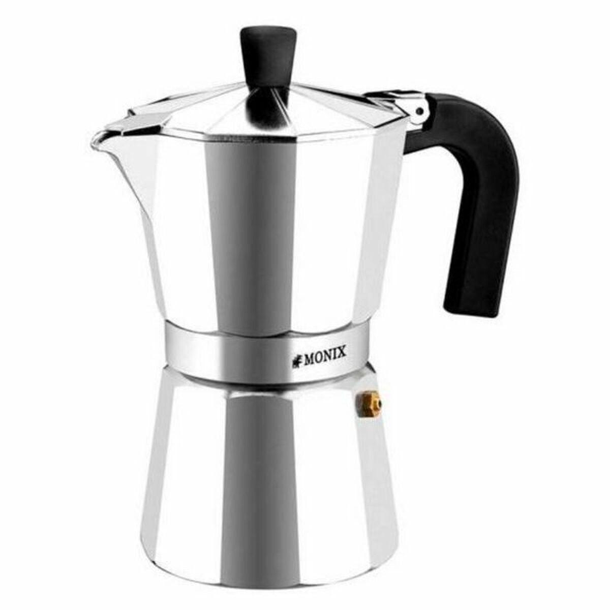 Cafeteira Italiana Monix Braisogona_M620009 Prata Alumínio 9 Copos