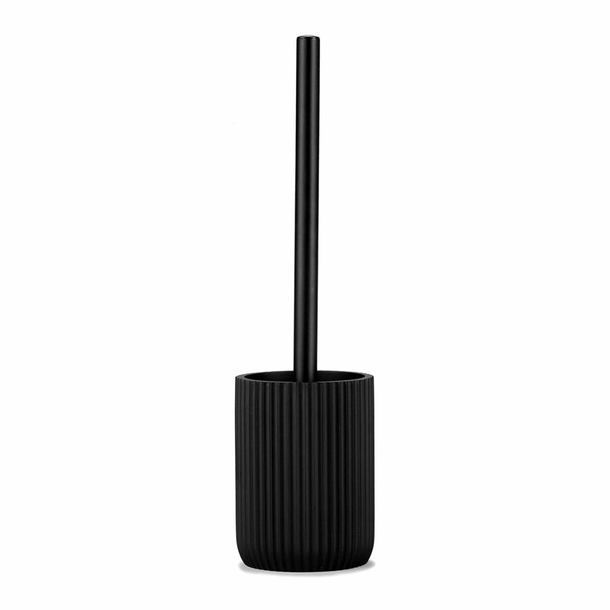 Piaçaba Andrea House Mate Preto Resina (Ø 9,5 x 36 cm)