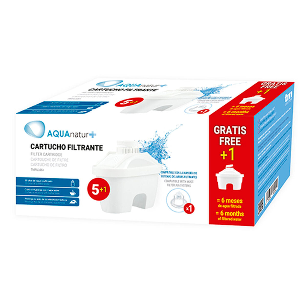Filtro para Caneca Filtrante TM Electron 6 Unidades 150 l
