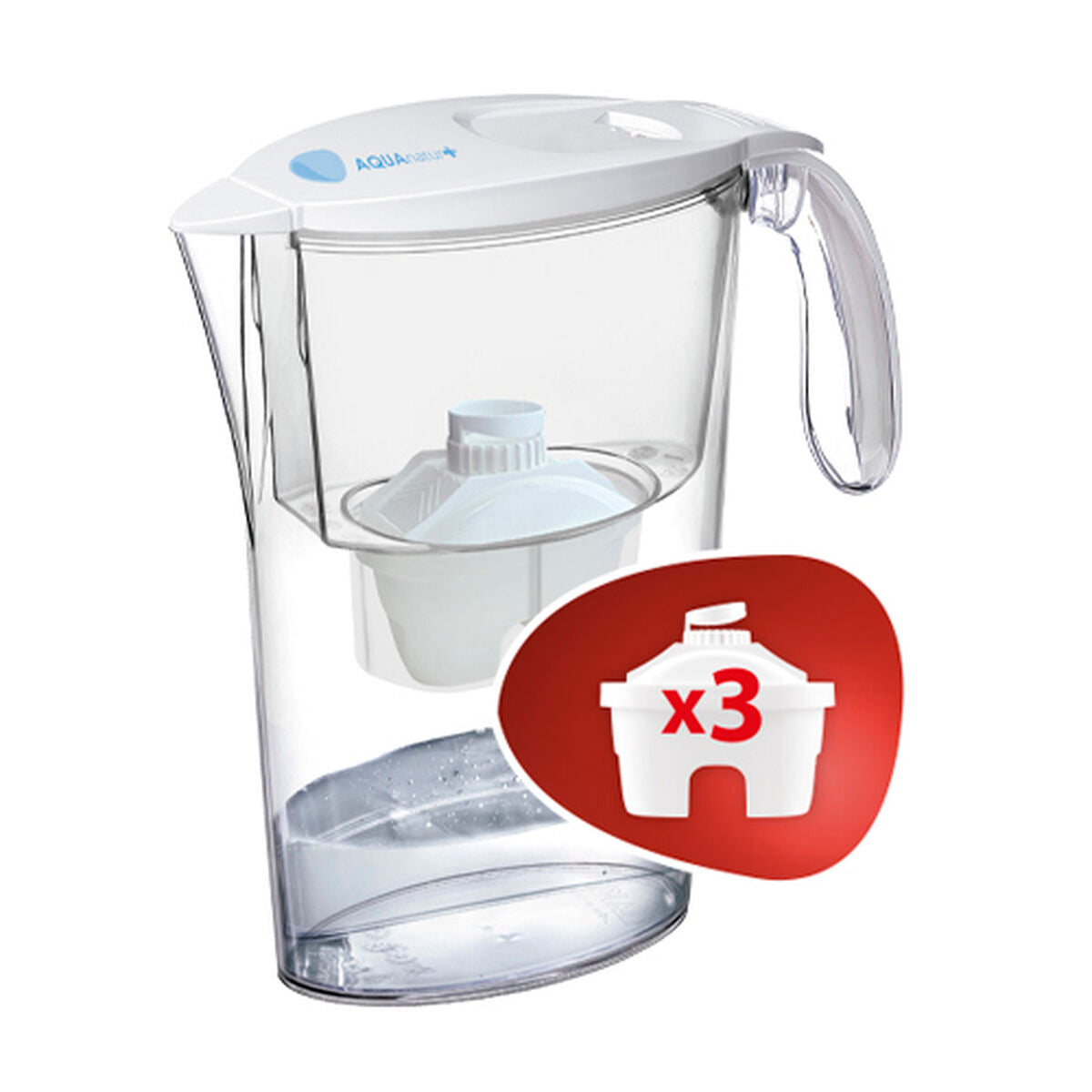 Caneca Filtrante TM Electron Transparente Plástico 2,3 L (4 Peças)