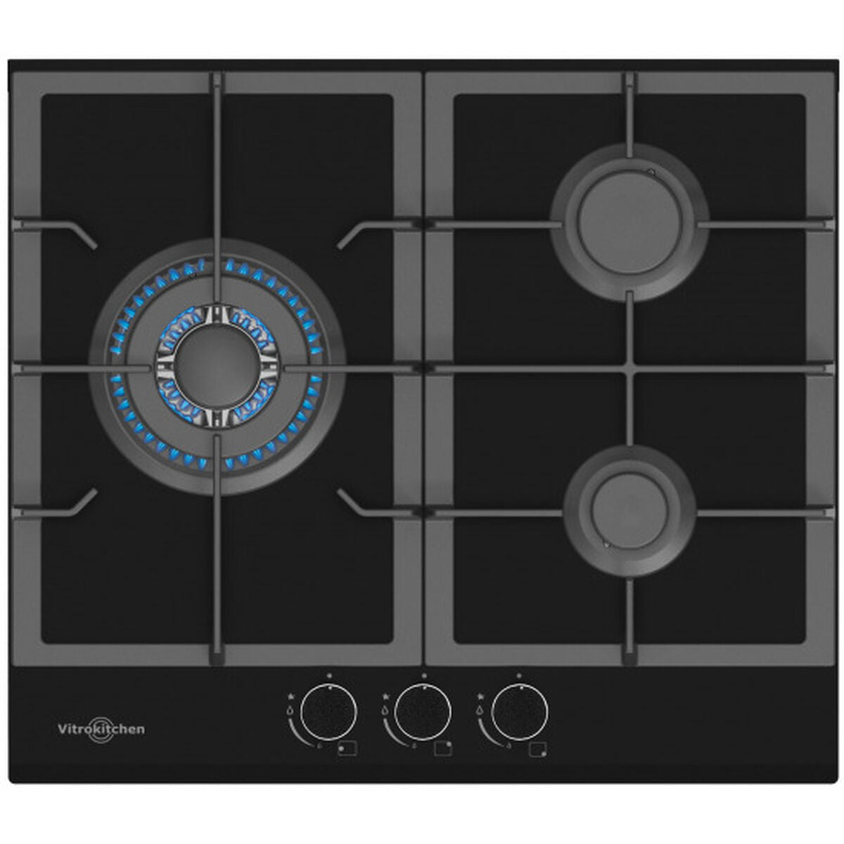 Placa de Gás Vitrokitchen CG630NN 58 cm