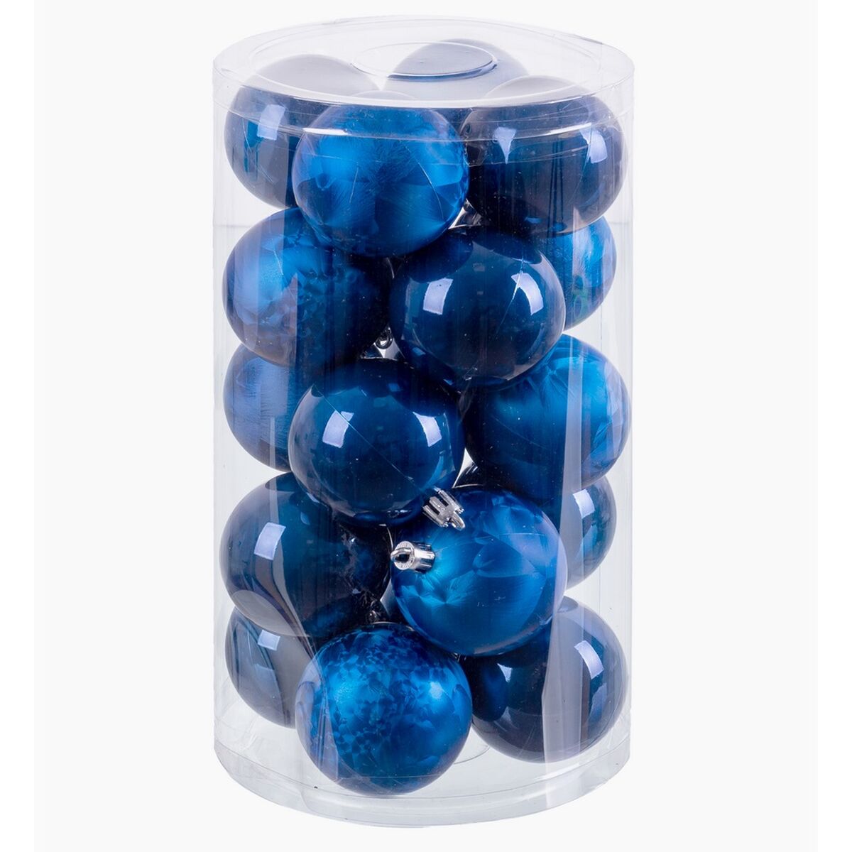 Bolas de Natal Azul Plástico 6 x 6 x 6 cm (20 Unidades)
