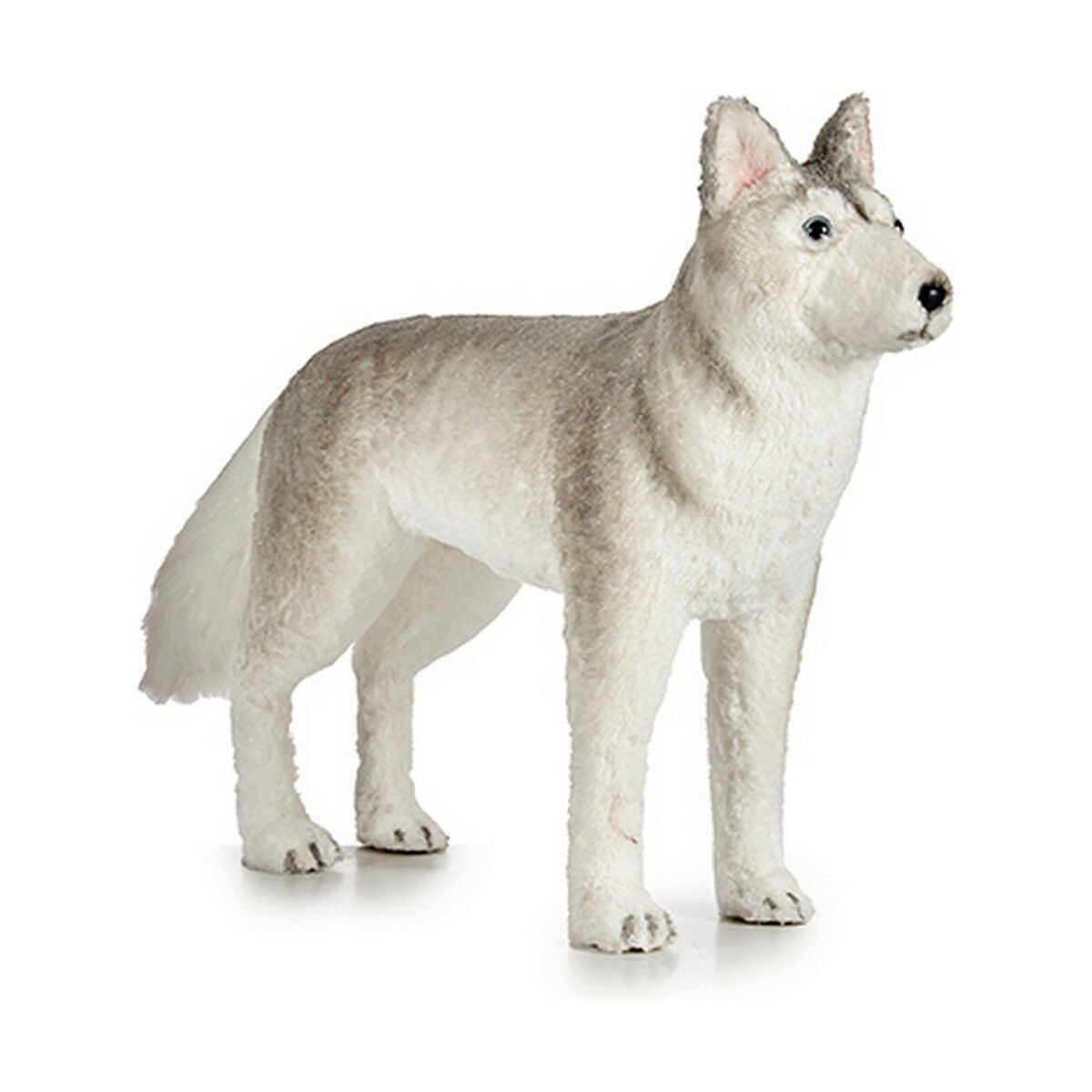 Adorno Natalício Krist+ 67522919-1 Branco Cinzento Cão Natal 87 cm 18 x 59 x 78 cm
