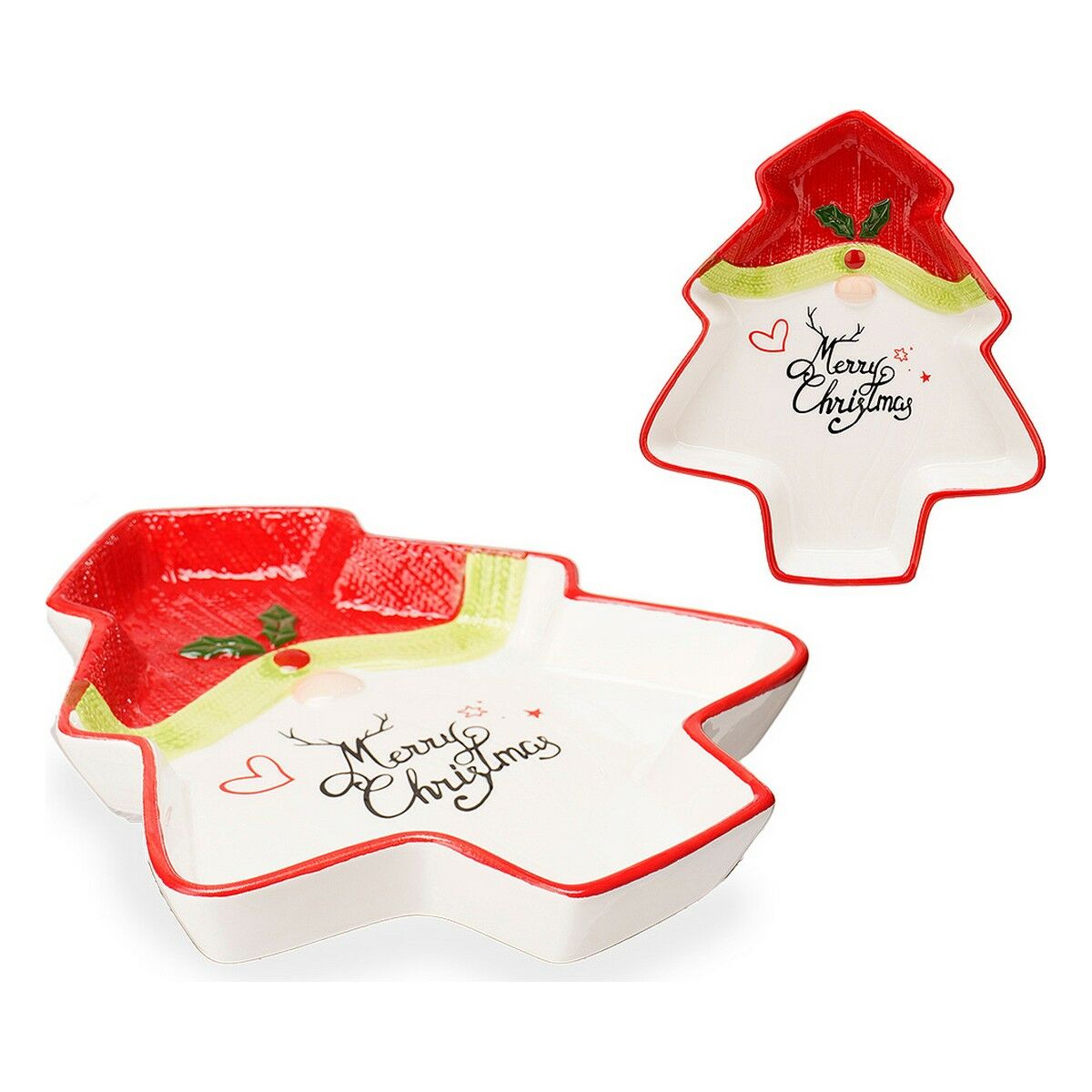 Centro de mesa Krist+ Pai Natal Árvore de Natal