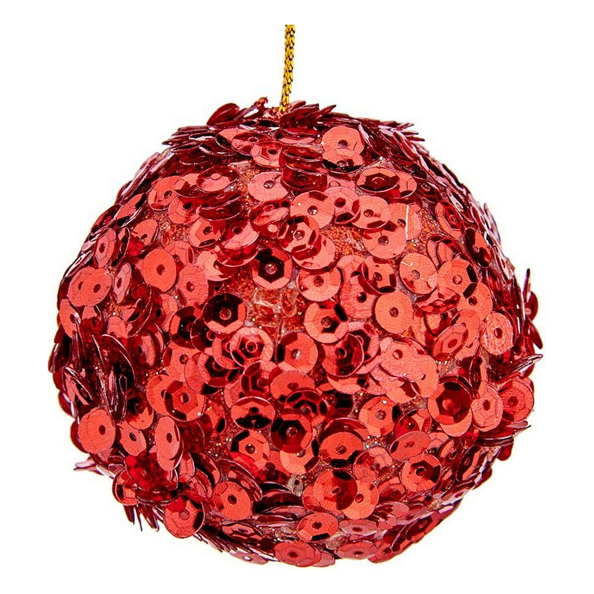 Bolas de Natal Krist+ Vermelho Plástico Ø 10 cm 6 Unidades