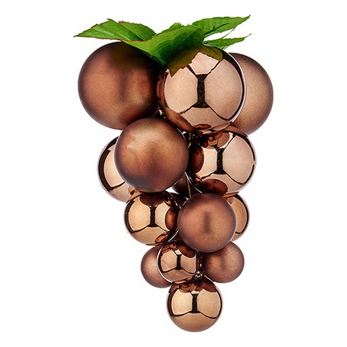 Bola de Natal Krist+ 01834 Castanho Plástico Uvas Pequeno