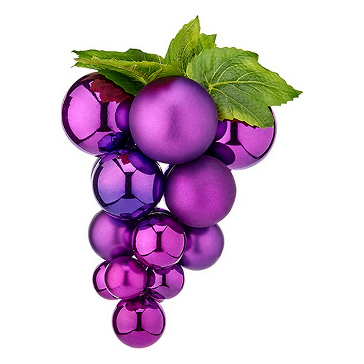 Bola de Natal Krist+ 01853 Roxo Plástico Uvas