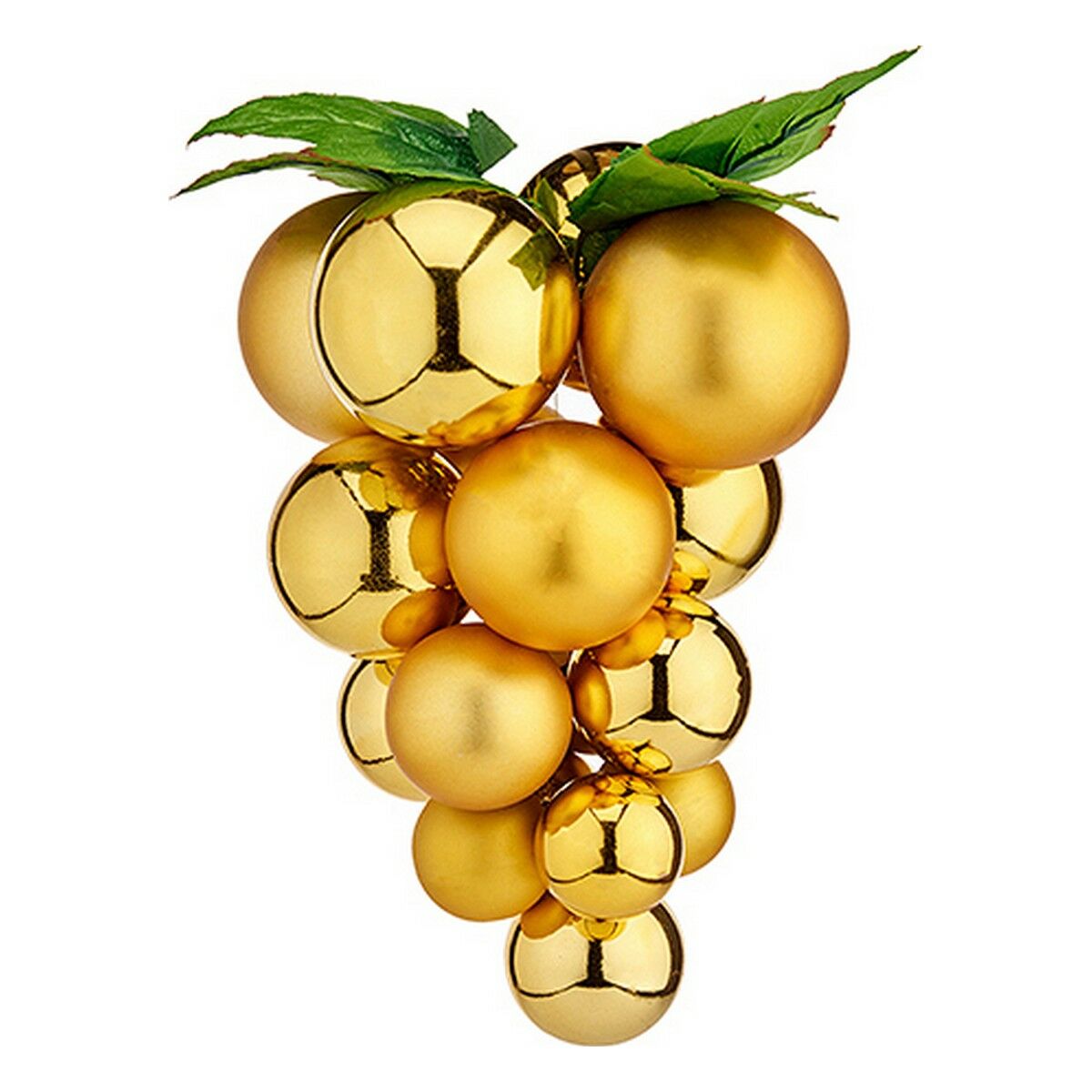 Bola de Natal Krist+ 01856 Dourado Plástico Uvas
