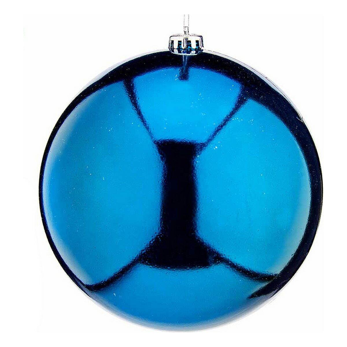 Bola de Natal Ø 20 cm Azul Plástico