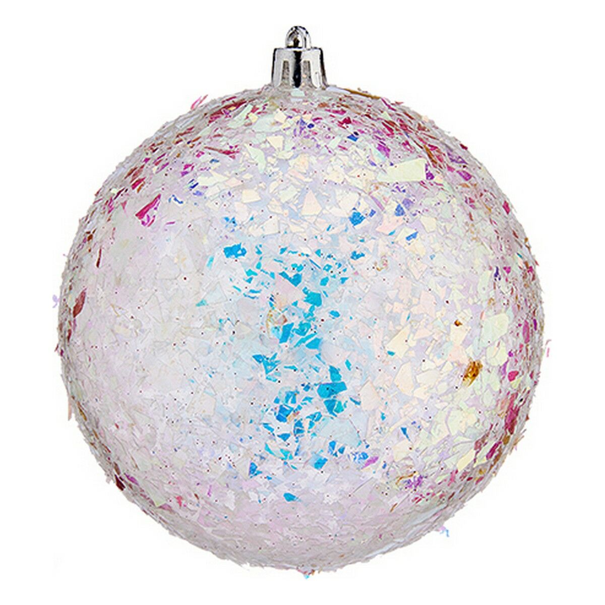 Bolas de Natal Krist+ 00989-7 Prateado Ø 10 cm 6 Unidades