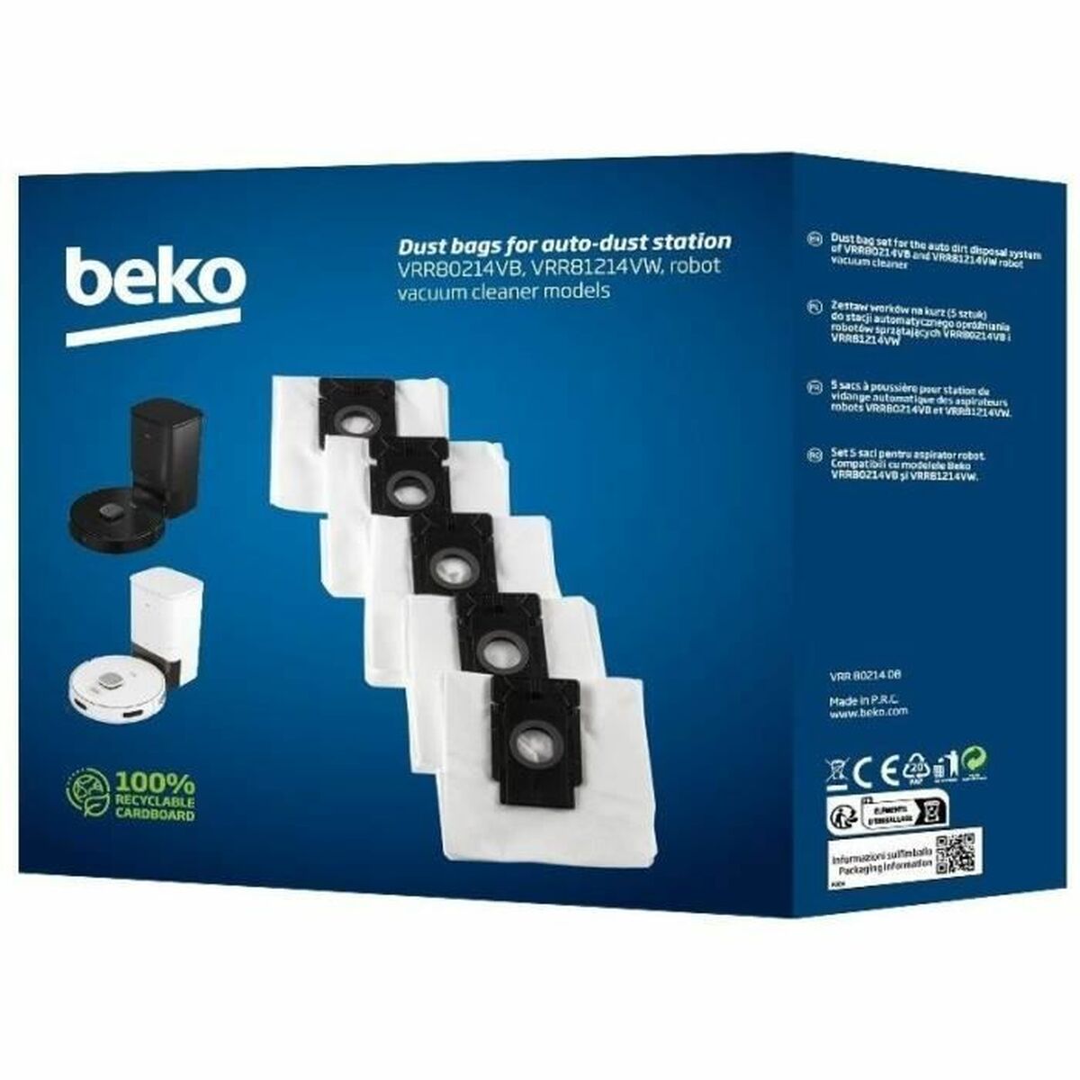 Saco de resíduos BEKO VRR80214DB