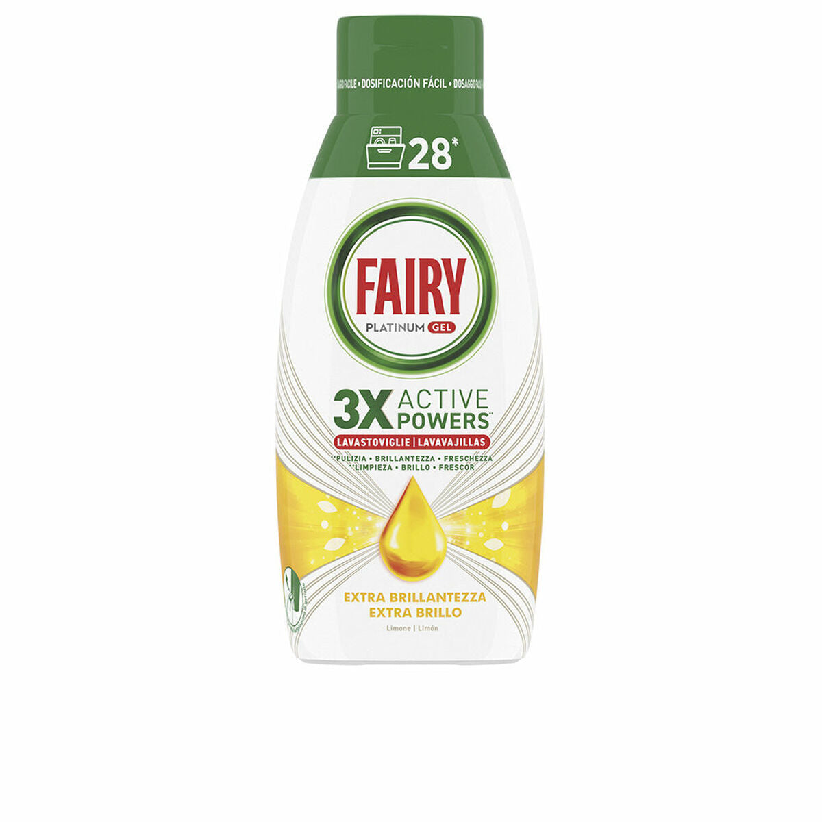 Detergente para a Louça Fairy PLATINUM 28 lavagens