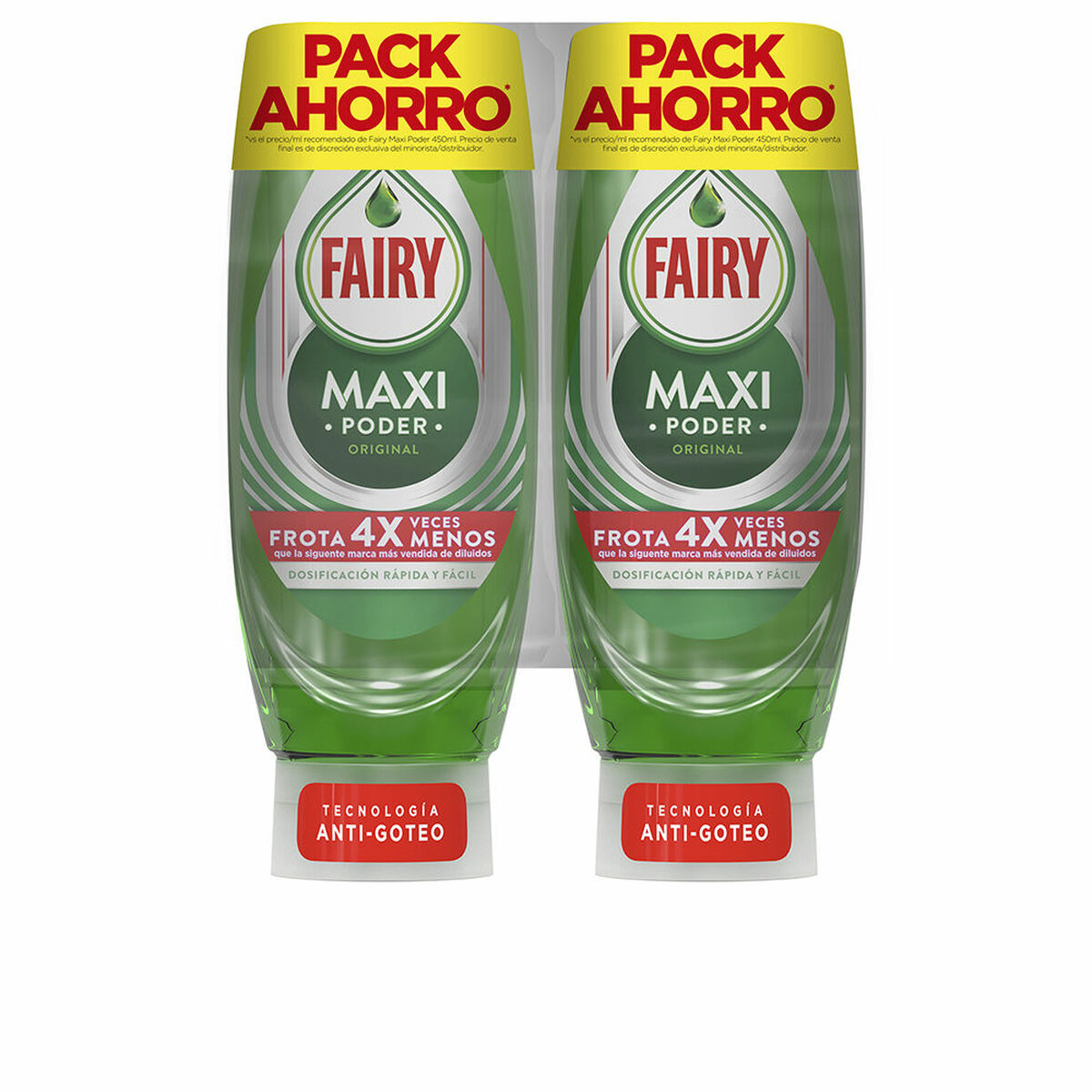 Detergente para a Louça Fairy MAXI PODER 450 ml 2 Unidades