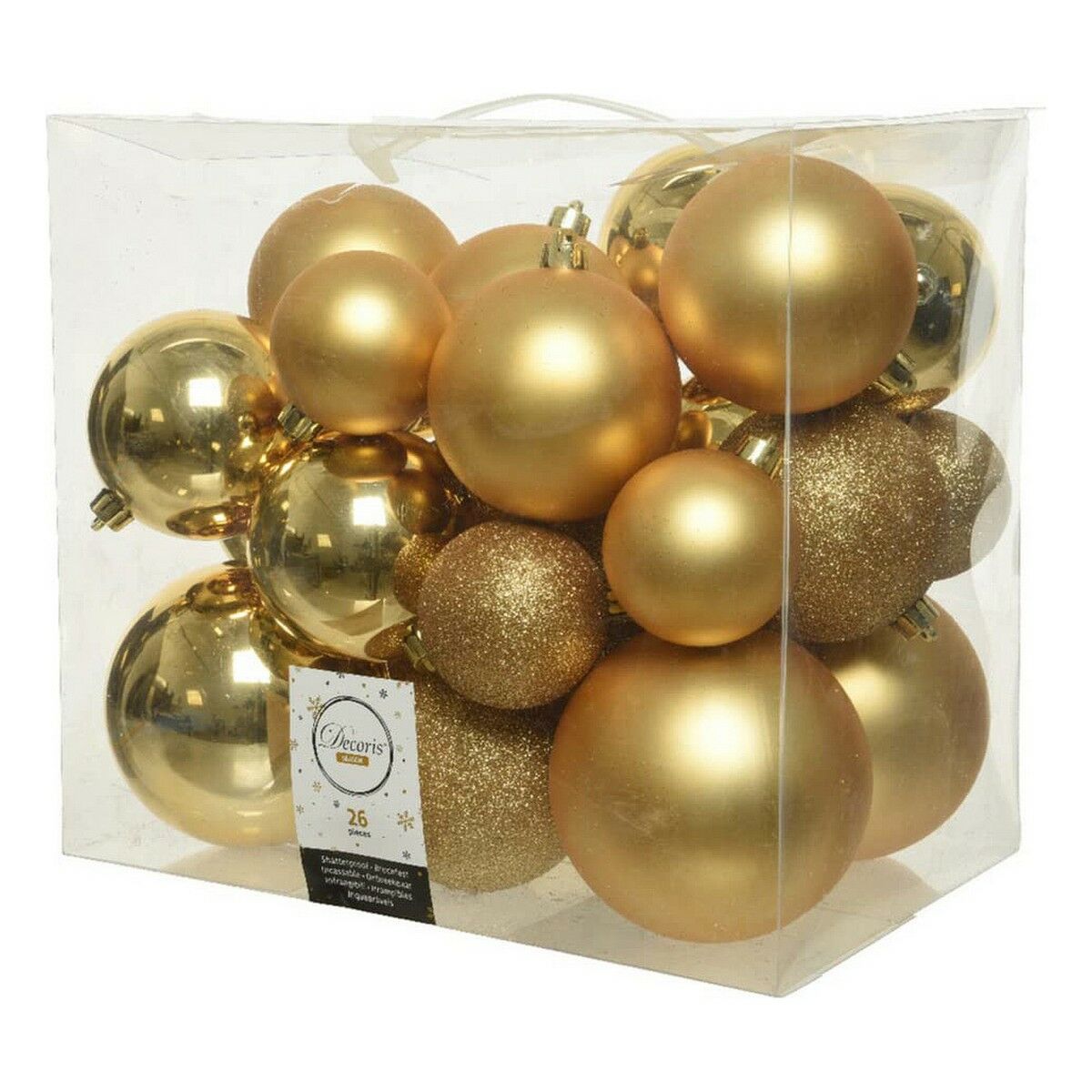 Bolas de Natal Decoris Dourado