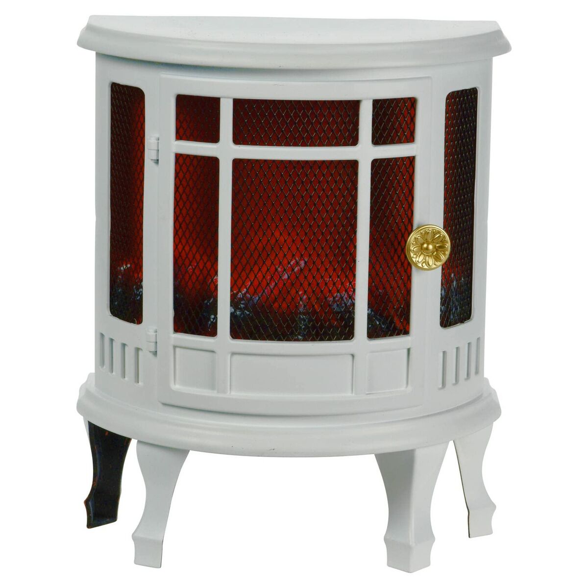Adorno Natalício Lifetime Branco Lareira 25 x 12,5 x 30 cm Leve LED