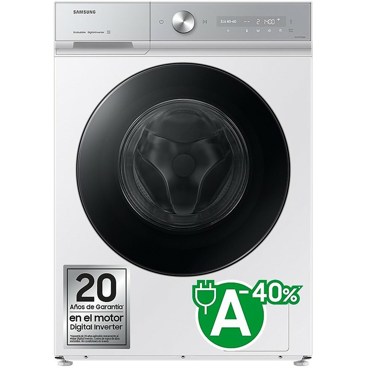 Máquina de lavar Samsung WW11DB8B95GHU3 60 cm 1400 rpm 11 Kg