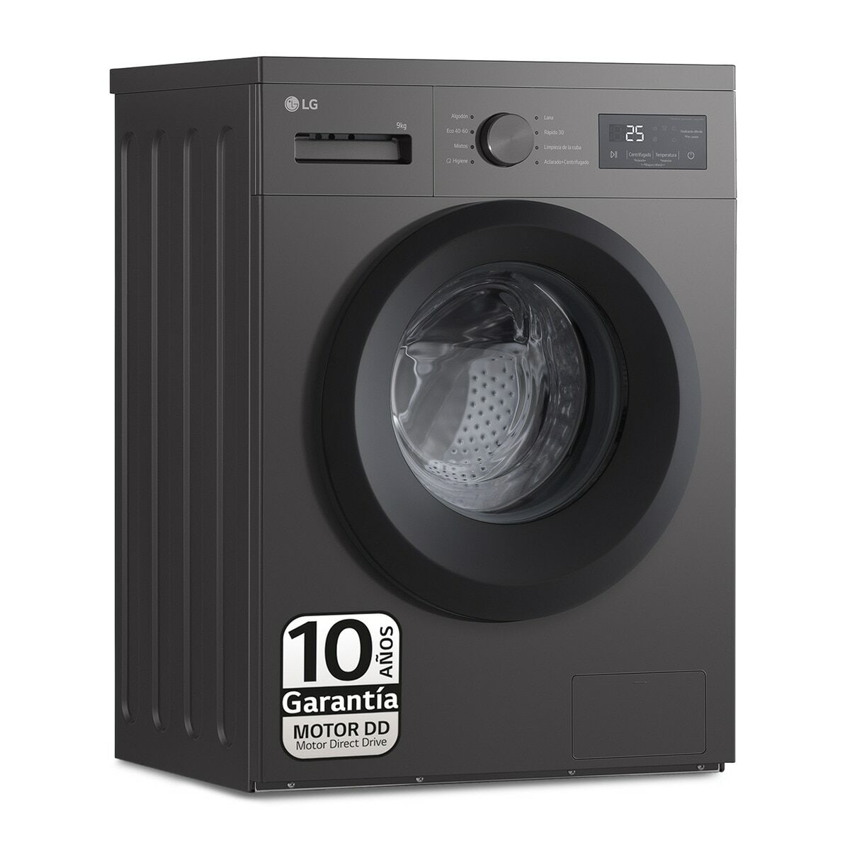 Máquina de lavar LG F4A1009NDK 1400 rpm 9 kg Preto
