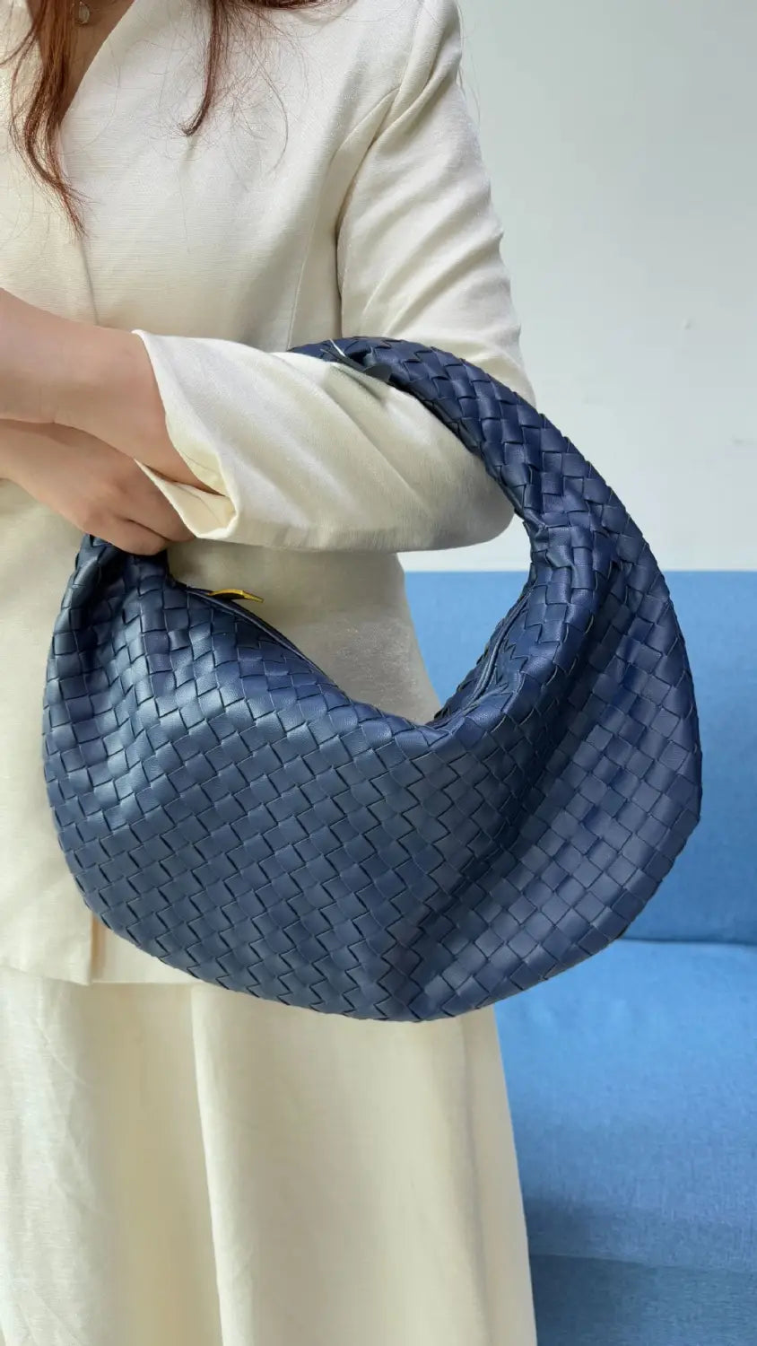 Bolsa de senhora grande em tecido bolsa mão com capacidade para as axilas