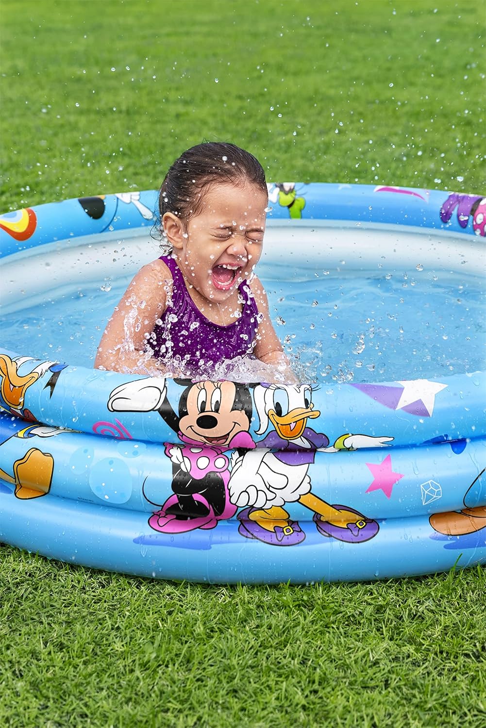 BESTWAY Piscina Hinchable Infantil Disney Junior Mickey & Friends 122x122 cm Multicolor