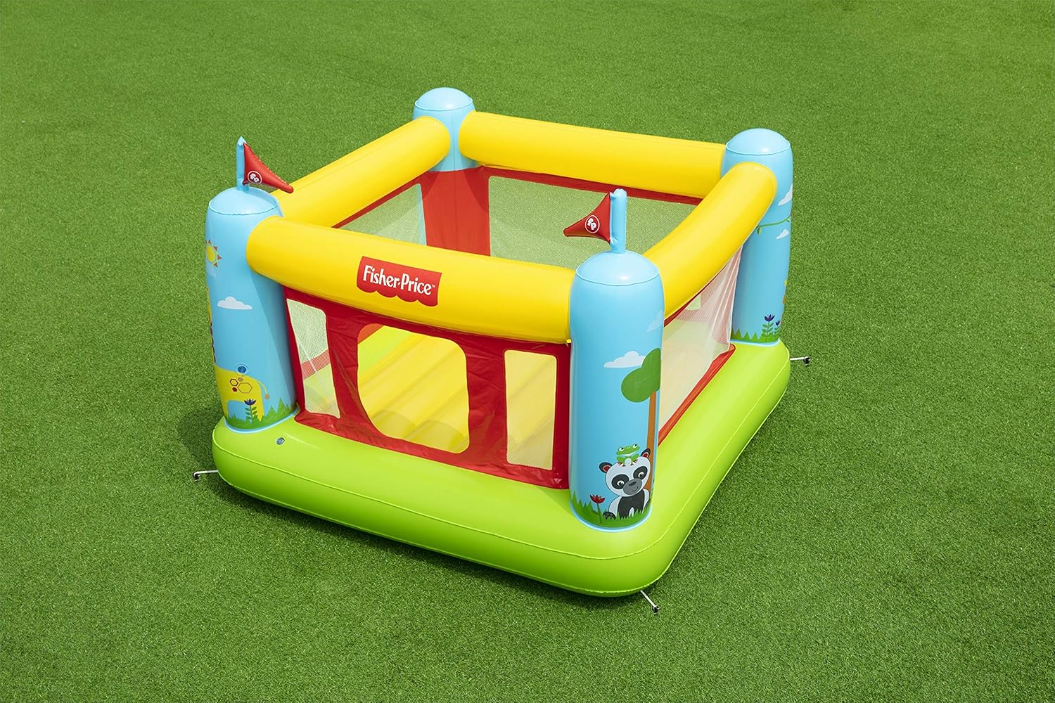 Bestway- Fisher Price Licensing Castillo Hinchable, Multicolor (6942138973716)