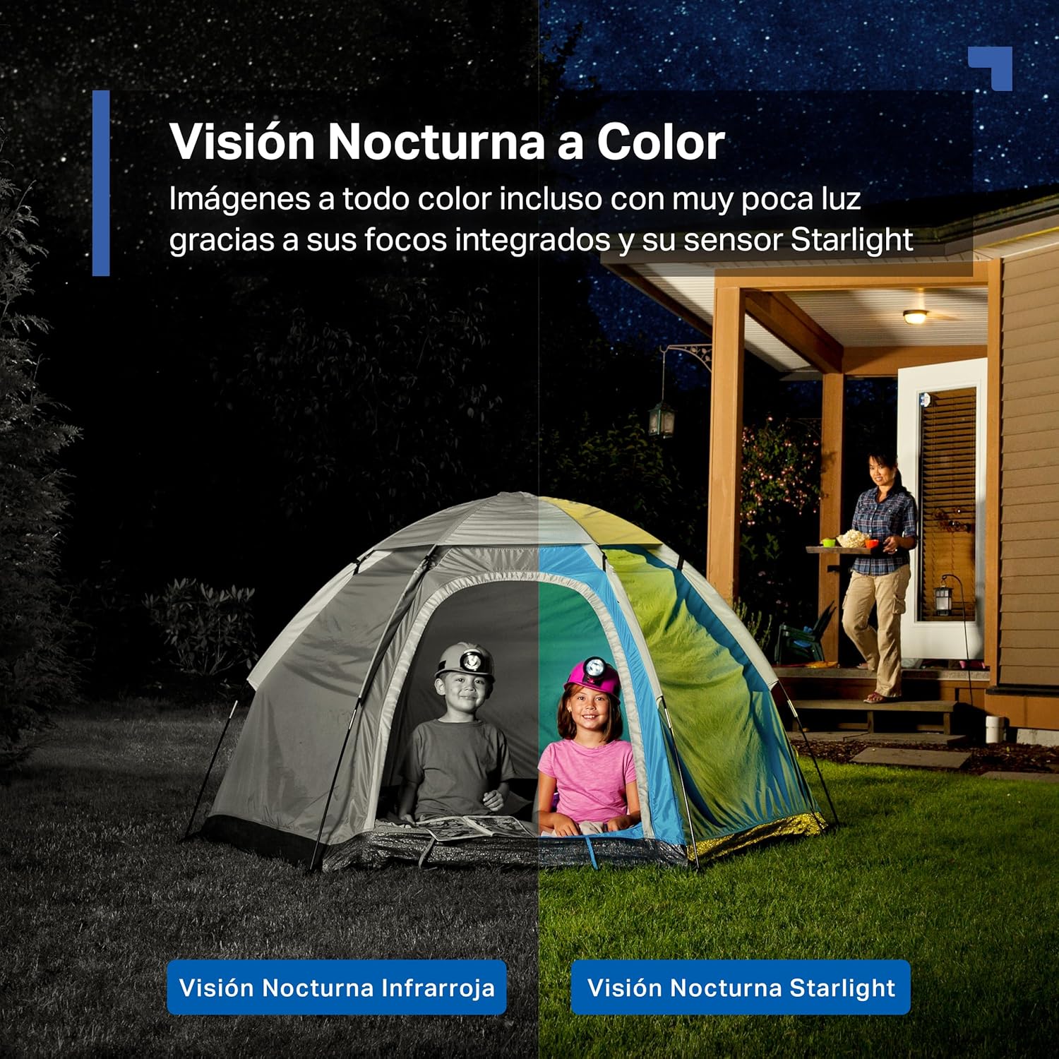 Tapo [2024 novo] C425 - Câmara Wi-Fi de bateria para exterior/interior, 2K QHD, 1000 mAh, IA aprimorada, visão noturna colorida, base magnética, sem necessidade de hub, compatível com Painel solar