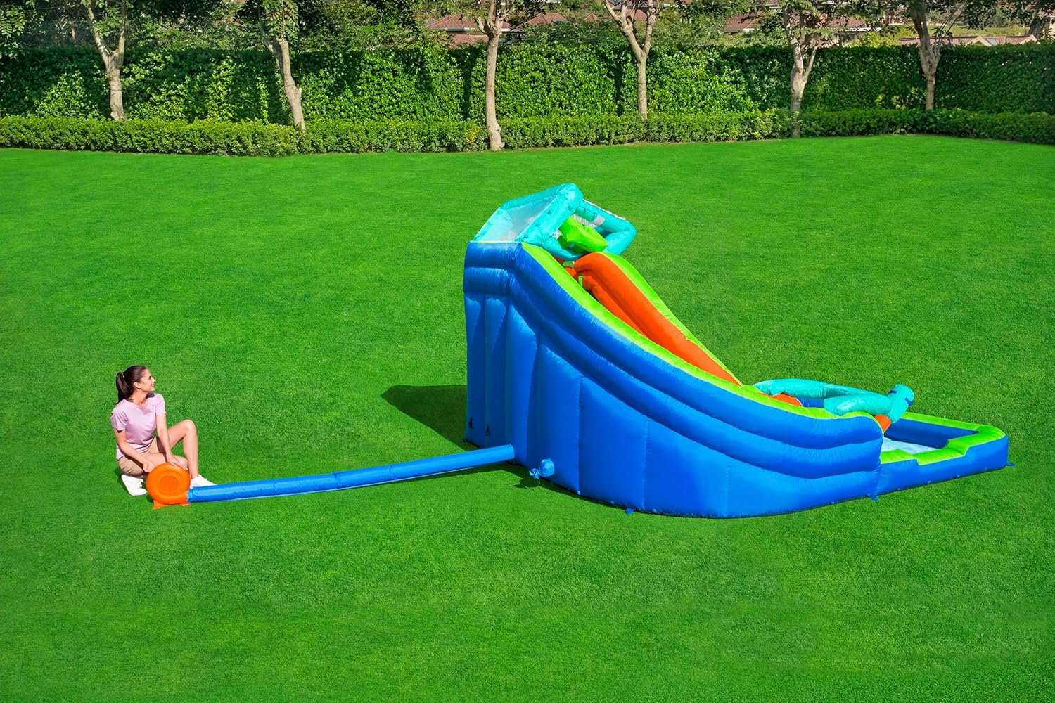 Bestway 12" x 10'6" x 8'10"/3,65 m x 3,20 m x 2,70 m, Turbo Splash mega parque aquático