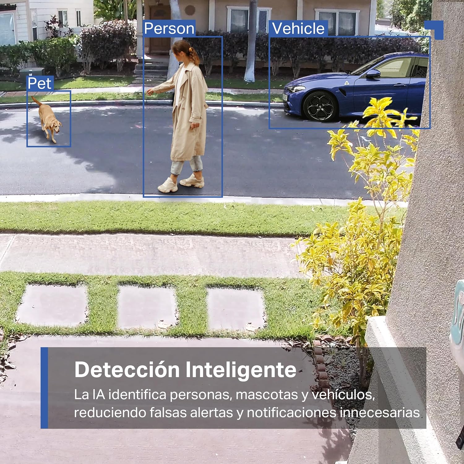 Tapo C120-2K 4MP Câmara de vigilância para interior e exterior, base magnética, focos duplos, suporta cartão SD de até 512 GB, IP66, compatível com Alexa e Google Assistant