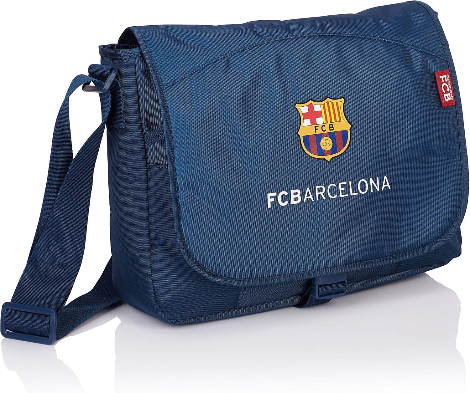 FC Barcelona The Best Team 5 Bolso Bandolera, 35 cm, 9 Liters, Azul (Navy Blue)
