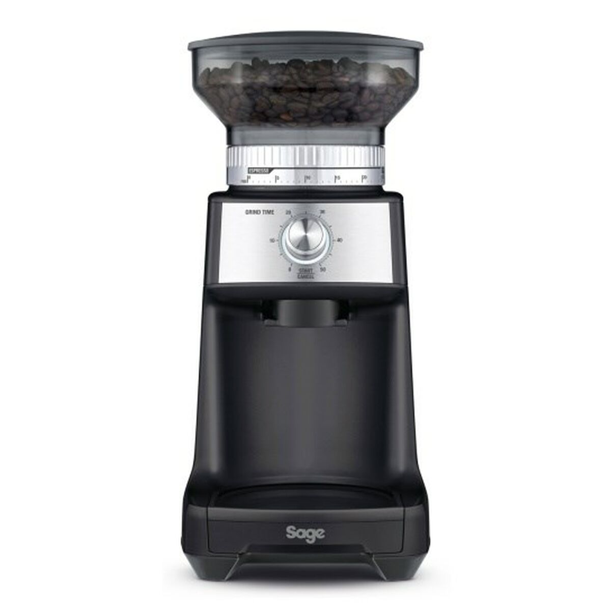 Moinho Elétrico Sage Dose Control Pro Preto 130 W