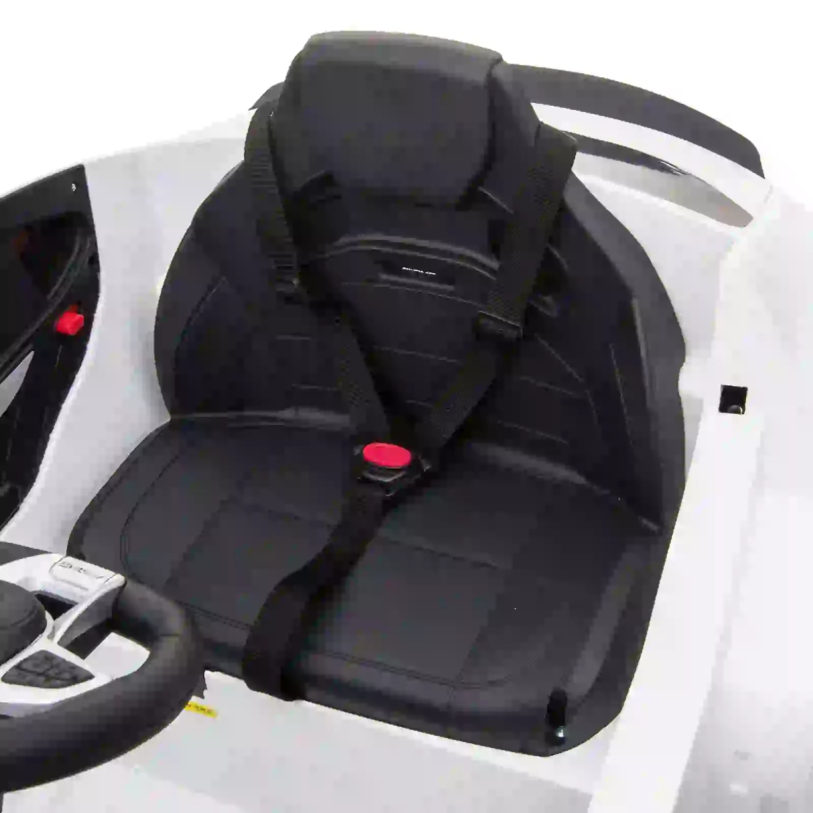 Carro Elétrico Mercedes AMG 12V para Crianças com Controlo Remoto Branco