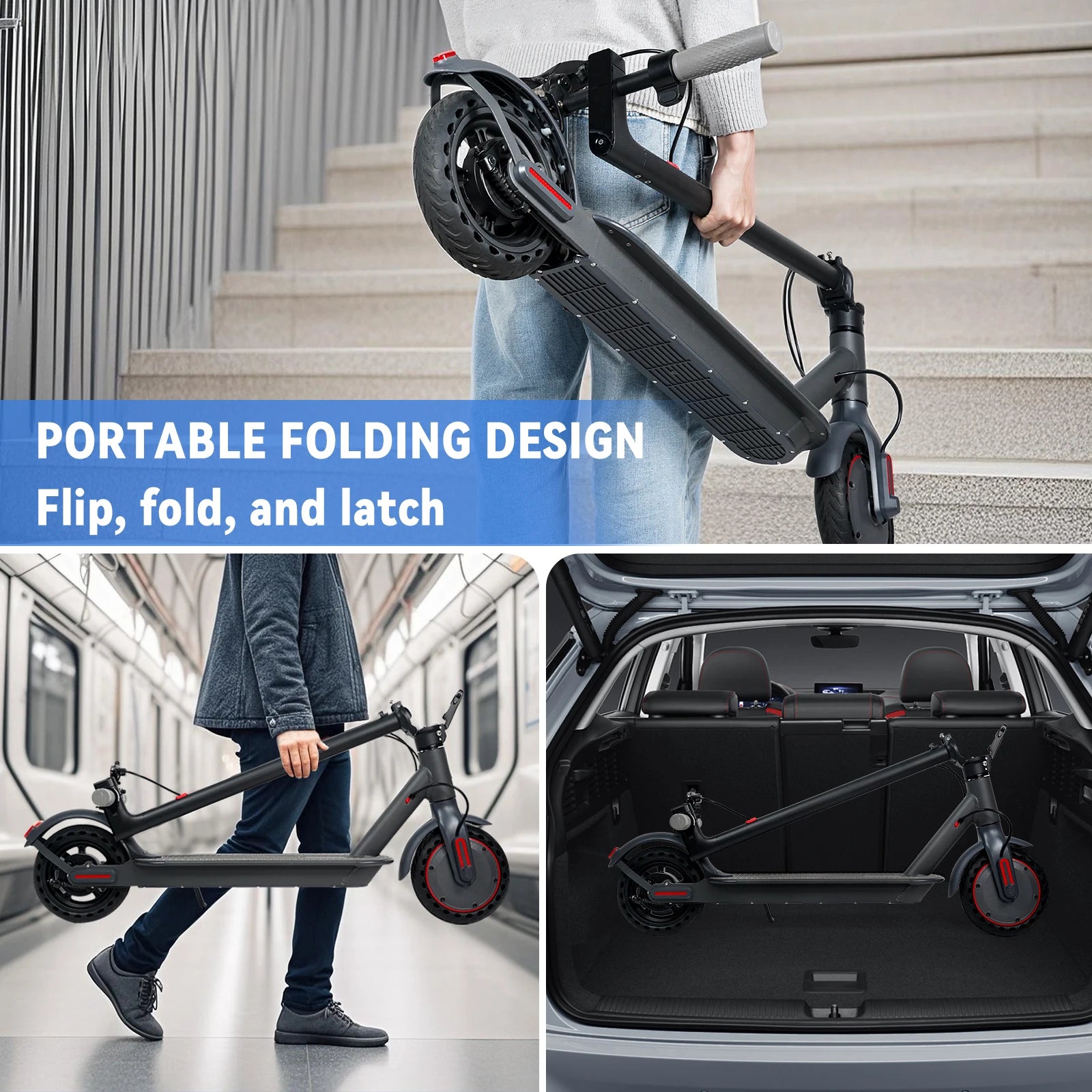 Scooter elétrica JUICEASE TX01 31 kmh motor potente e aplicação inteligente