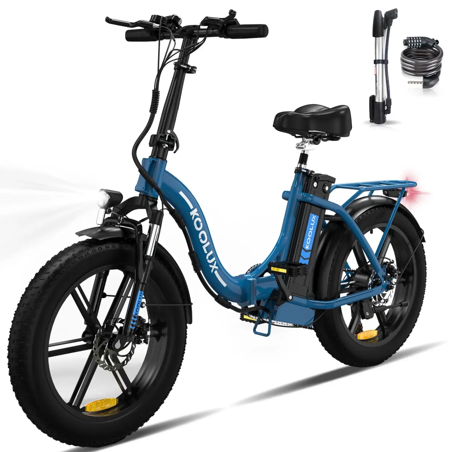 Bicicleta elétrica dobrável KOOLUX BK6S 4.0 750W 50 km/h 20x4.0 pneus largos 48 V 13 Ah IP54 120 kg carga 34 kg leve stock UE 3 cores bicicleta elétrica