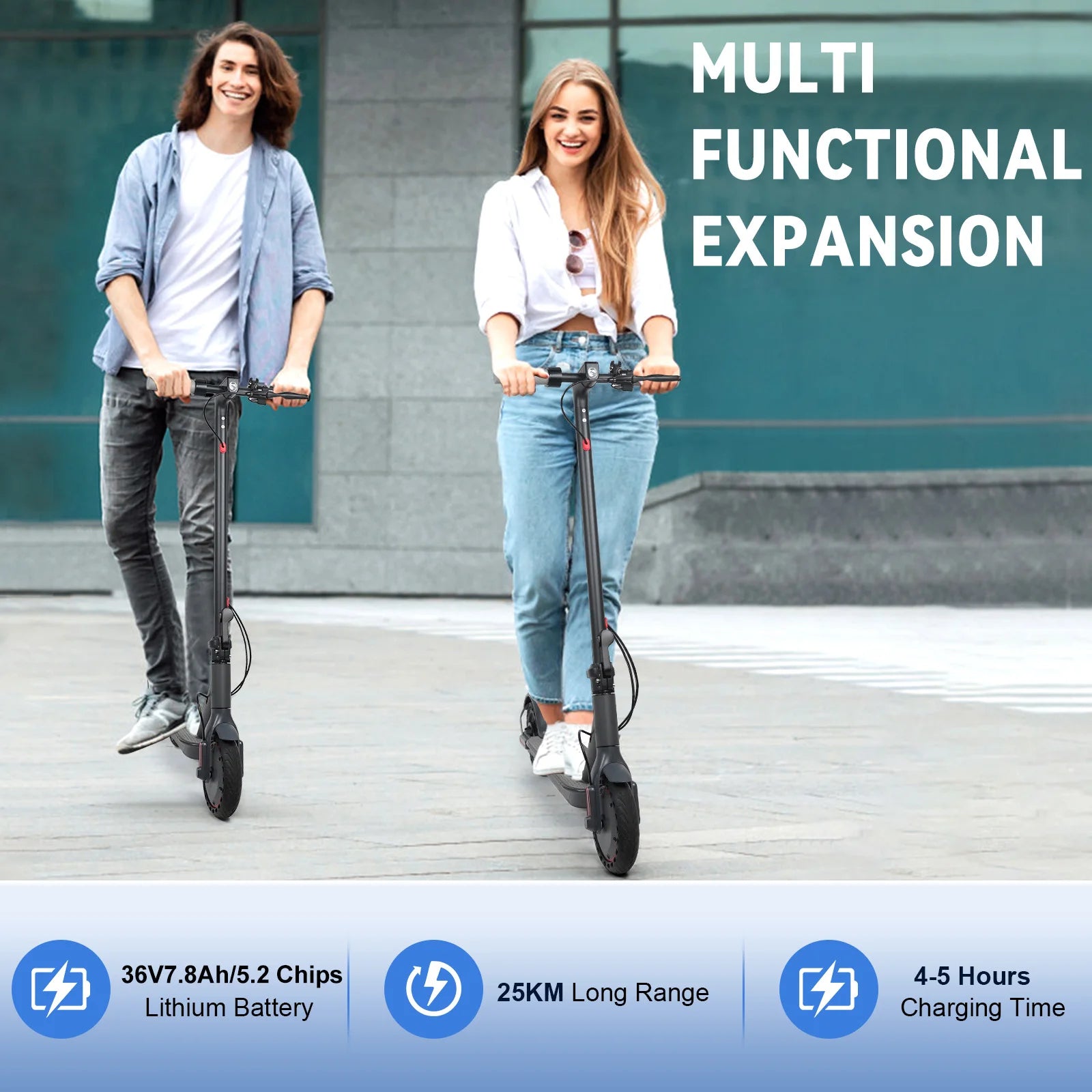 Scooter elétrica JUICEASE TX01 31 kmh motor potente e aplicação inteligente