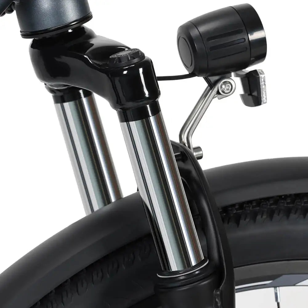 Bicicleta elétrica Touroll 250W, 25 km/h, binário de 45 Nm, 36 V, 15,6 Ah, autonomia de 90 km, Shimano Gear de 7 velocidades, bicicletas elétricas