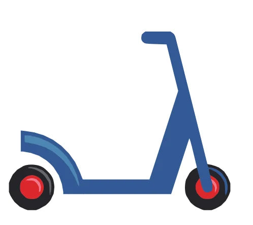Scooter elétrica AOVOPRO para adultos com APP e motor potente