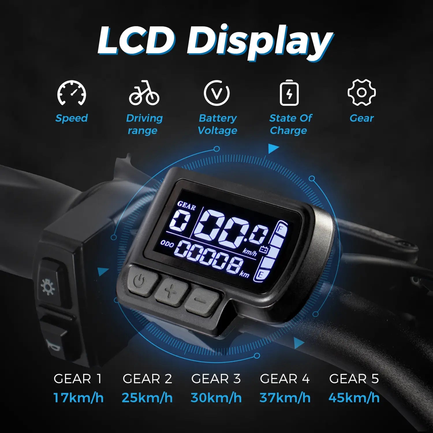 Bicicleta elétrica ChamRider DTS425 com bateria de 48 V e 25 AH, autonomia de 125 km e potência de 750 W, a melhor escolha em termos de relação qualidade-preço para os estafetas europeus.