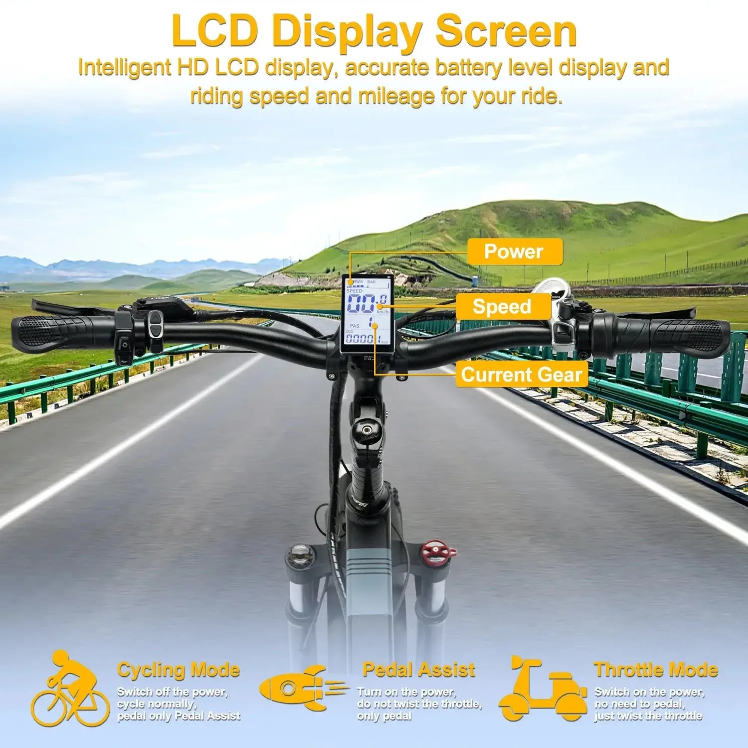Bicicleta elétrica dobrável Ridstar H20 Pro 2000W, 48V23AH, pneu largo de 20" e motor duplo, para todo o terreno, BTT, com certificação CE, para montanha/neve