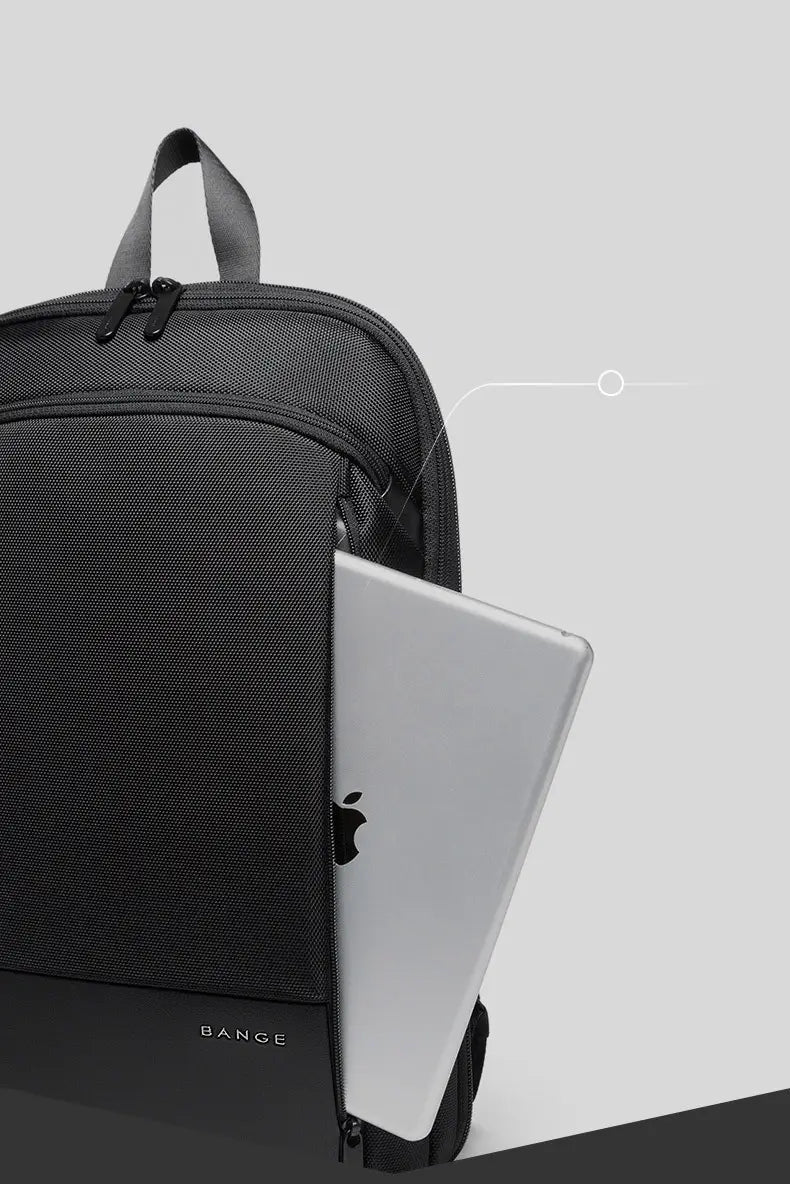 Mochila Ultrafina Masculina Expansível Grande Capacidade Multifunções para Computador Mochila Impermeável