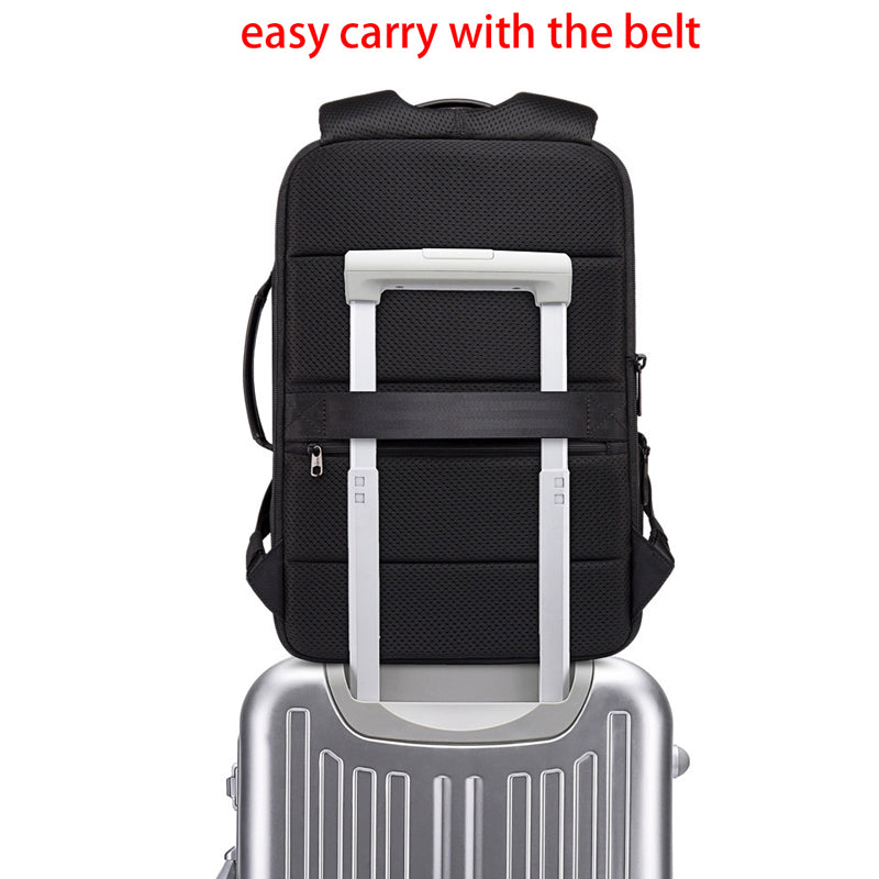 Mochila leve casual empresarial BANGE para homem, mochila de viagem de grande capacidade, mochila escolar para computador e estudantes
