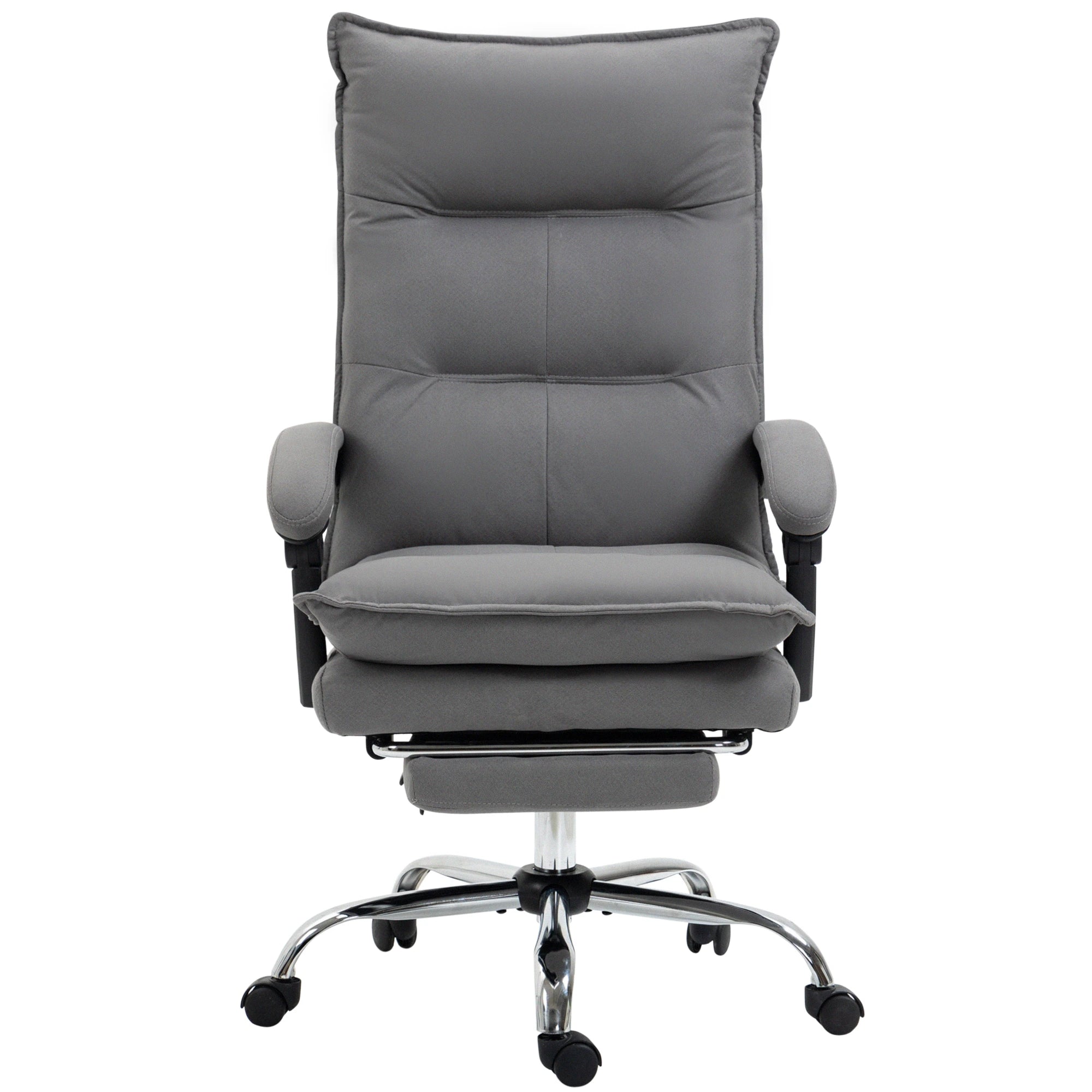 Cadeira de Escritório com 6 Pontos de Massagem e 5 Modos Reclinável com Função de Aquecimento 66x74x114-121,5 cm Rosa