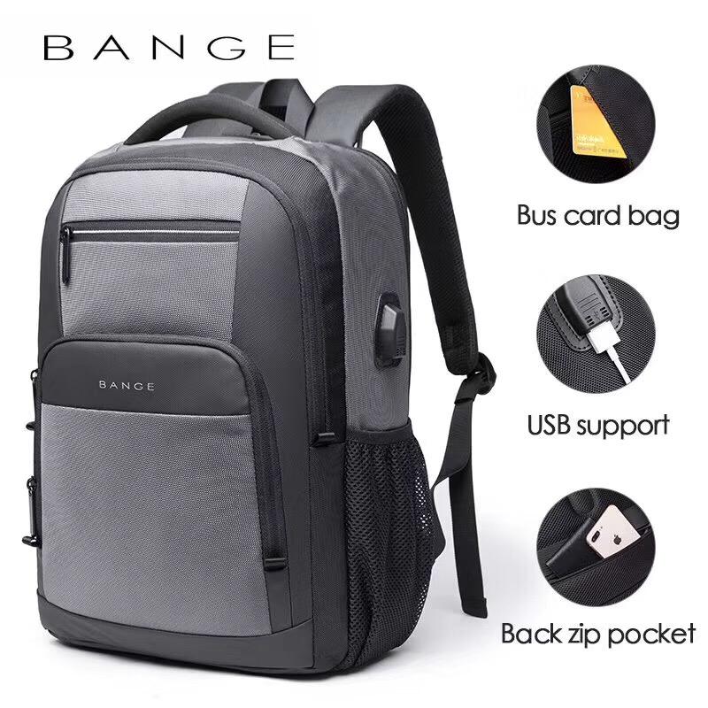 Mochila para Atividades ao Ar Livre para Homens Casual All-Match Tecnologia Repelente de Água USB